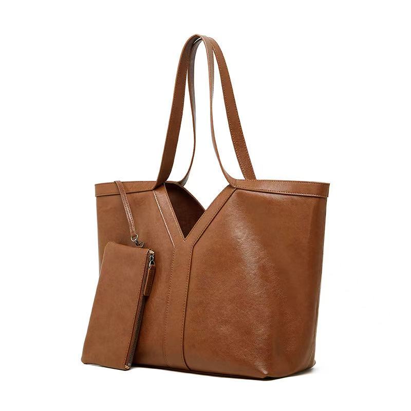 Leather women's cowhide braiding leather hand bag one-shoulder versatile large-capacity tote bag crossbody bag genuine leather women's bag B14