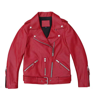 Women's sheep leather jacket classic spring-automn women's top